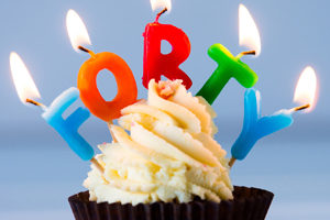 Forty Cupcake